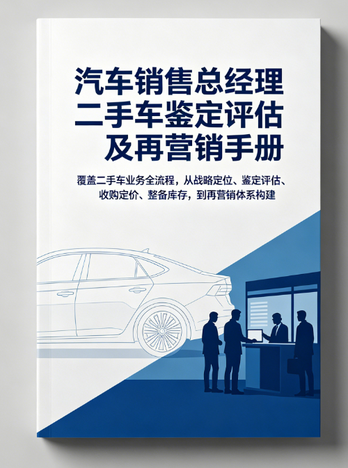 汽车销售总经理二手车鉴定评估及再营销手册
