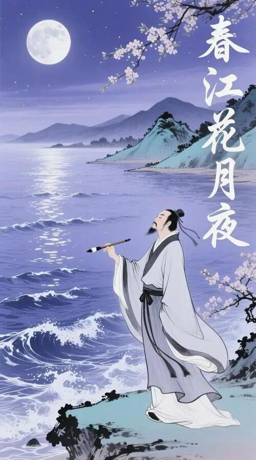 春江花月夜-张若虚:大唐最孤独的诗人,去世后一千年才名满天下 - 知乎