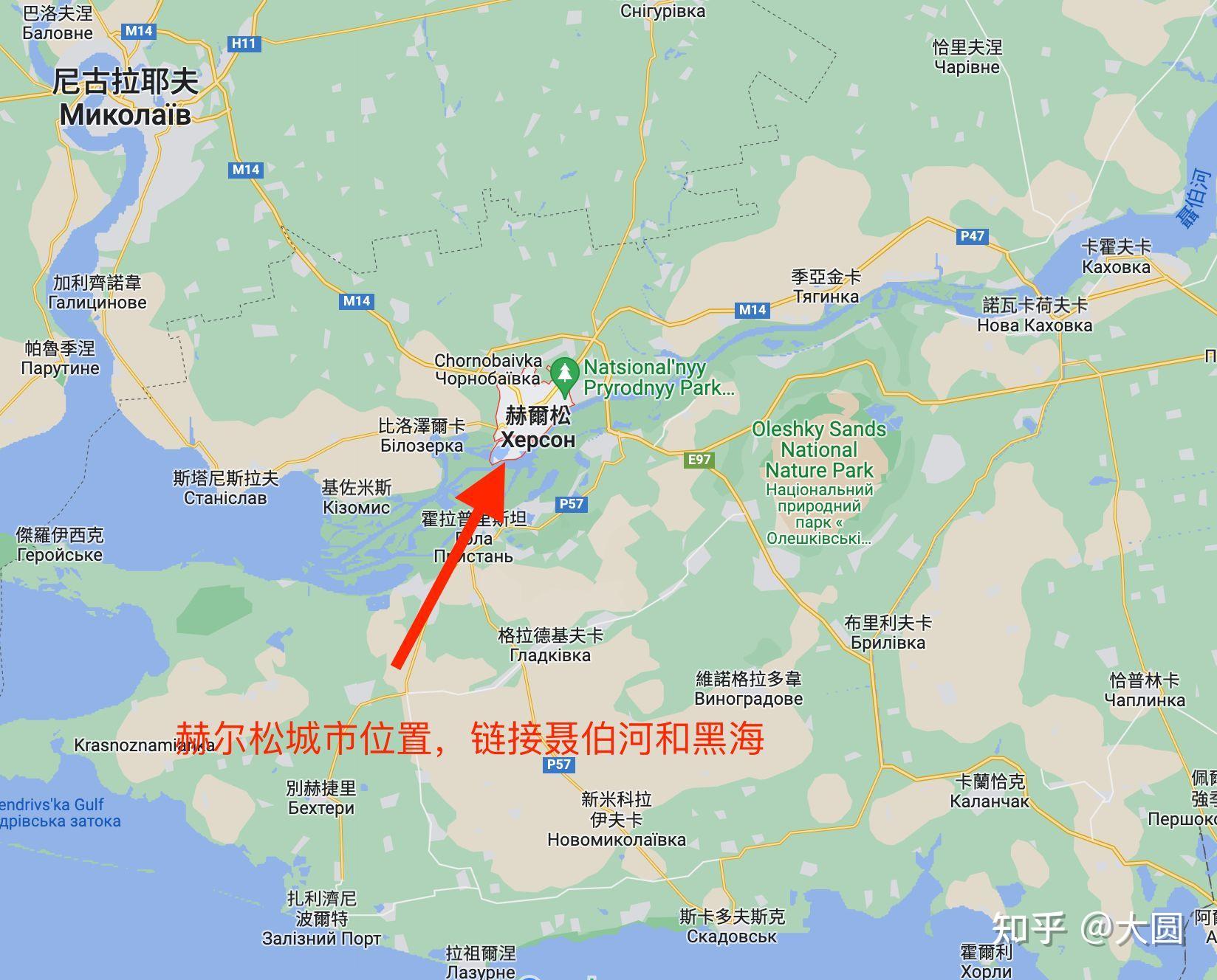 乌克兰赫尔松地图图片