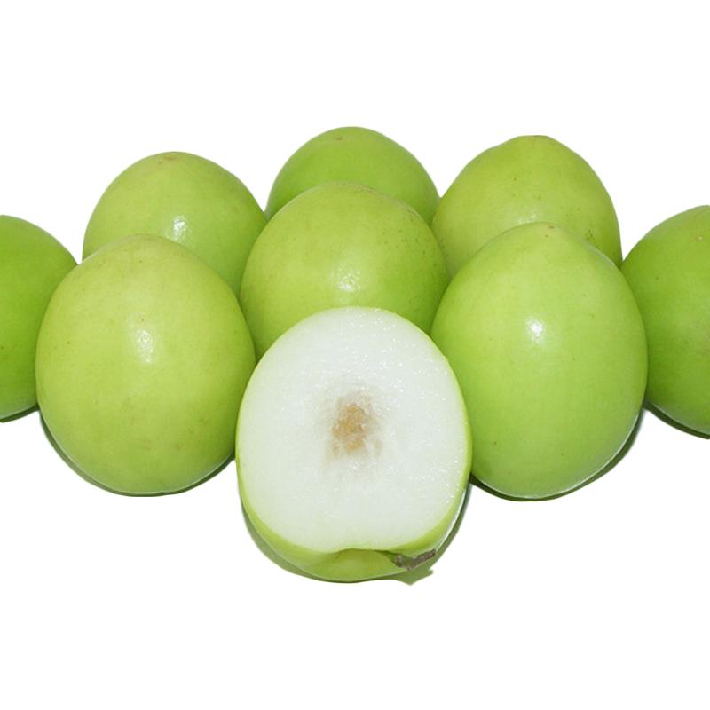 有一种长的像苹果绿色皮白果肉的水果叫什么