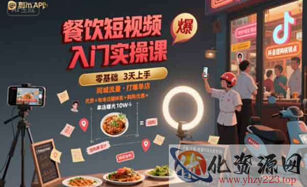 餐饮短视频入门_wwz
