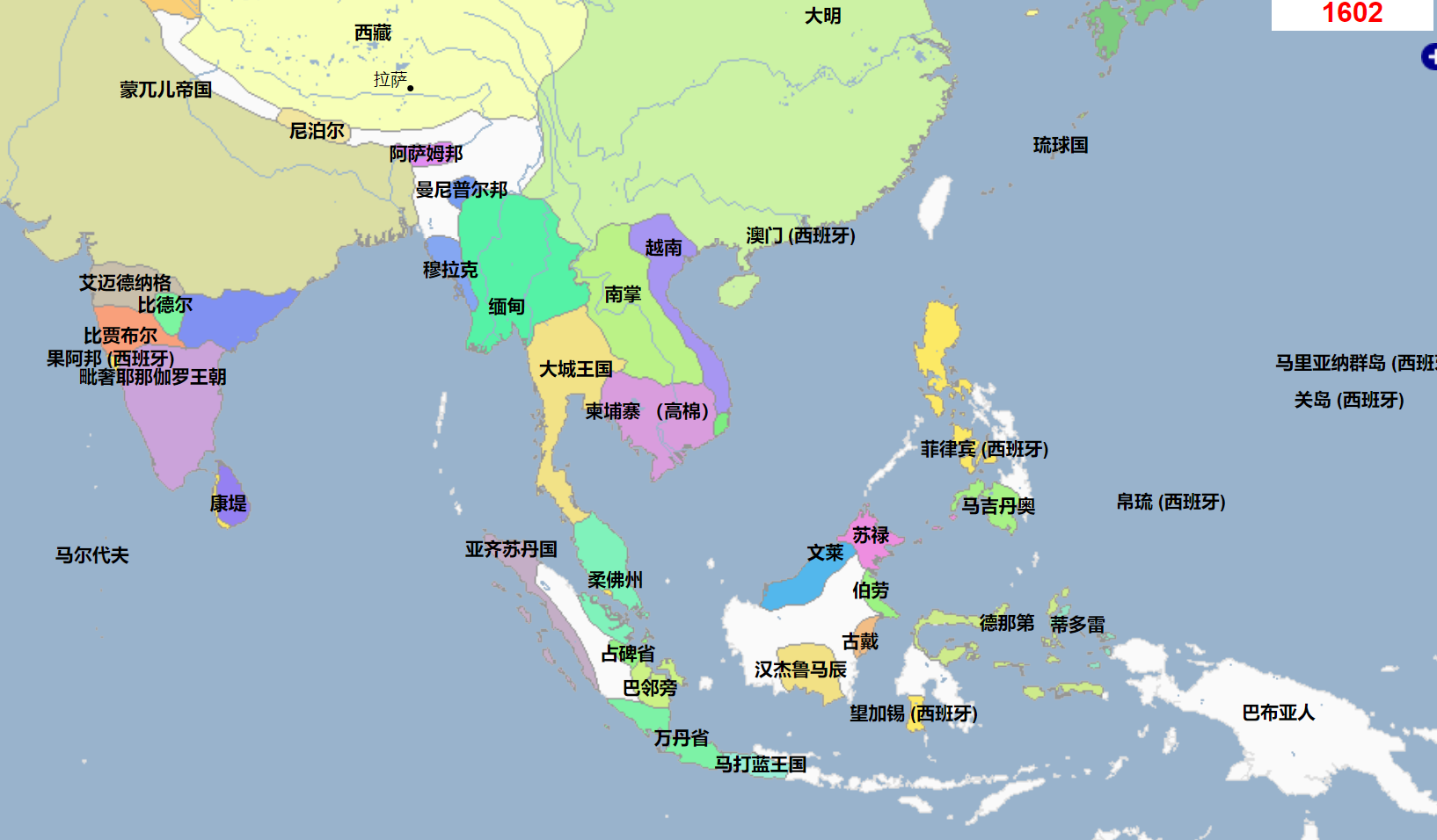 19世纪东南亚地图图片