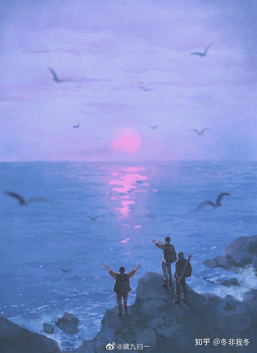 有没有盗墓笔记铁三角的图动漫的那种还有他们围成三角的图求