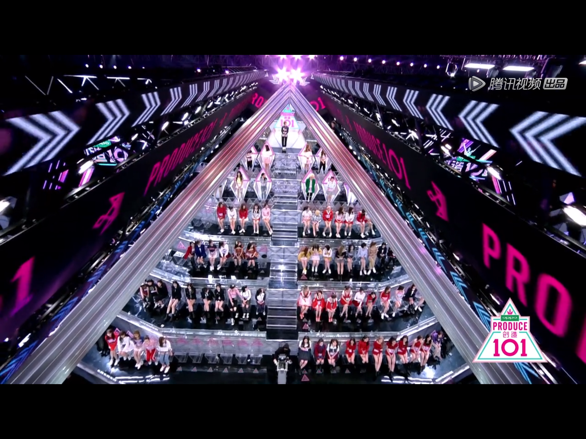 大家觉得创造101灯光舞美怎么样