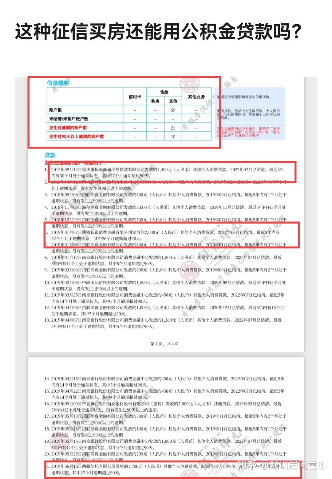 这种征信买房还能用公积金贷款吗?