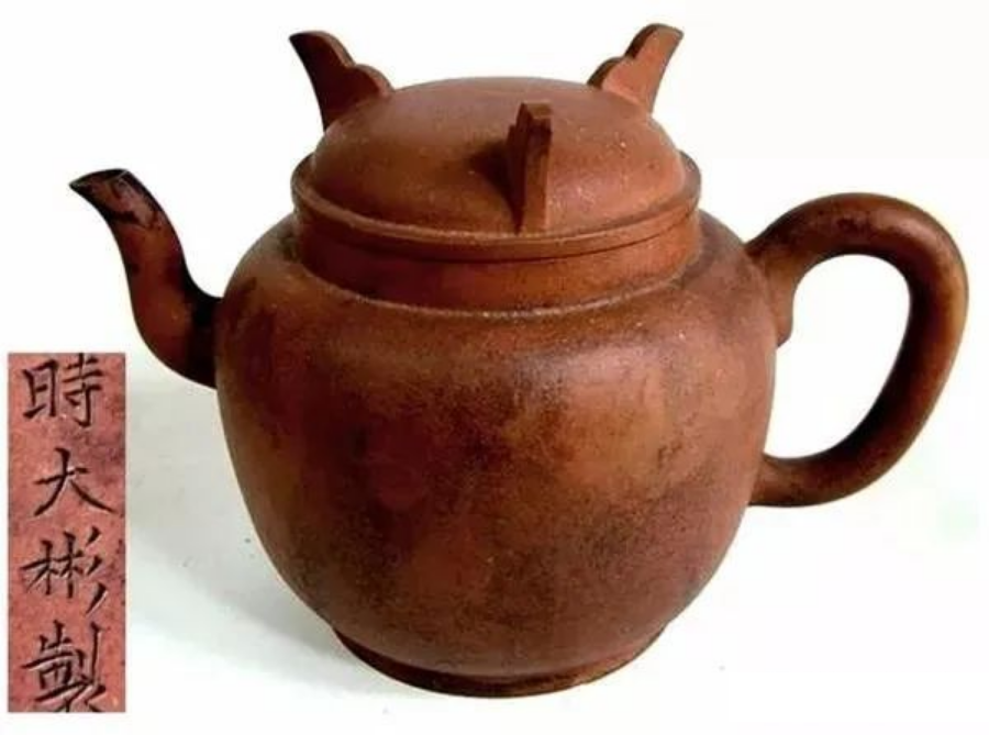 ZS415 古陶瓷器 紫砂壷 清時代の陶芸家 時大彬 「六方僧