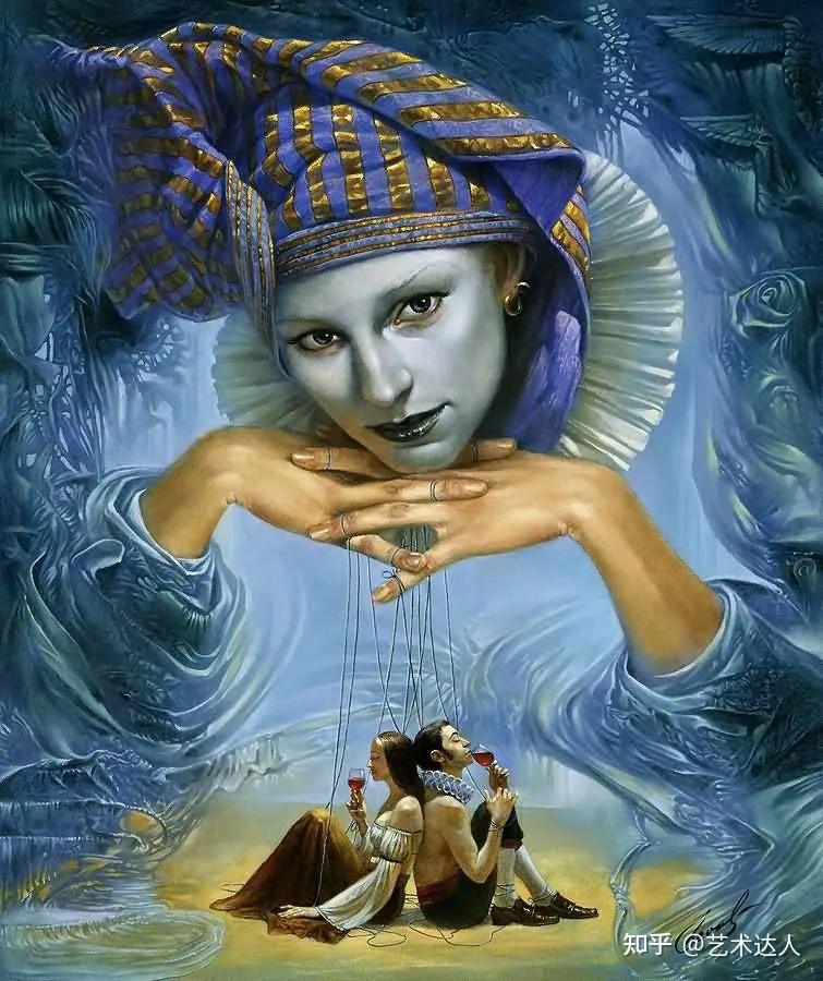 让人看不懂的荒诞画作，画家：现实世界的倒影 - 知乎