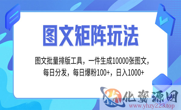 《图文一键生成10000张图工具》_wwz