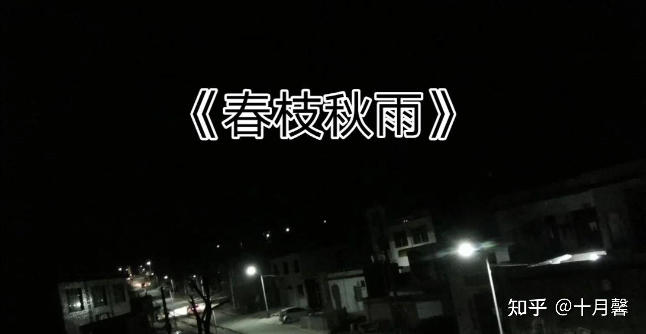 如何评价春枝秋雨这本小说,看完有后劲吗? - 知乎