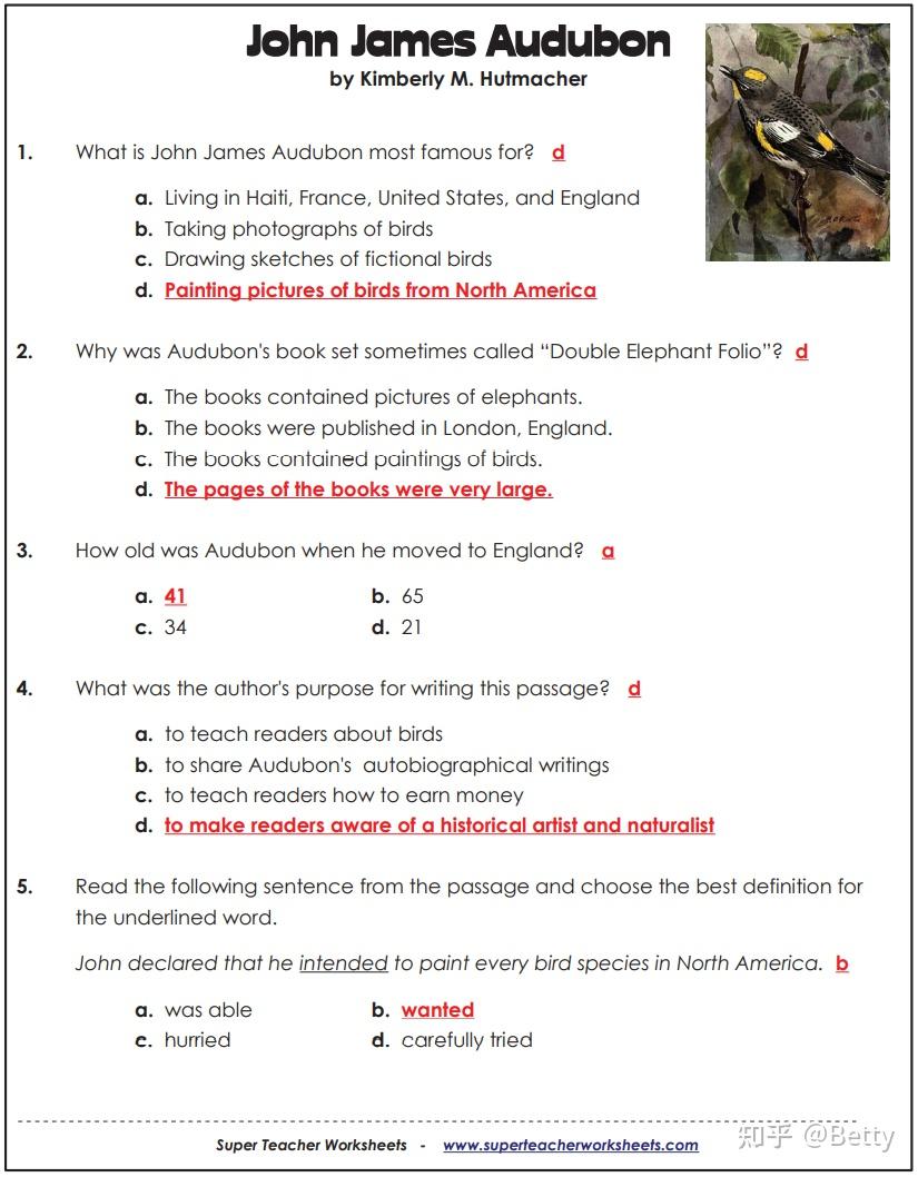 每个孩子必刷的英语原版阅读理解《Super Teacher Worksheets》G1-G5,1700页 - 知乎