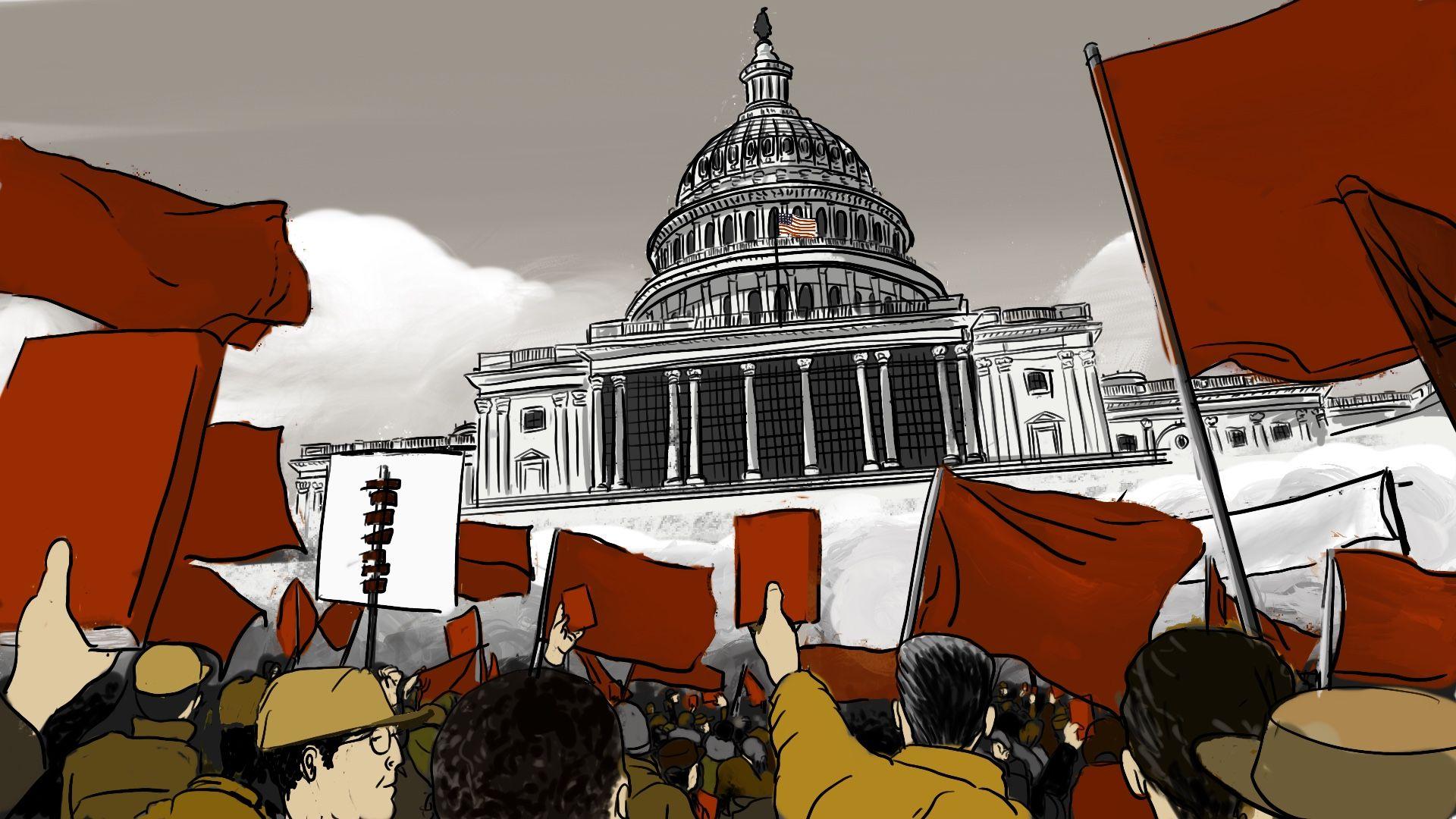 你有哪些好看的又红又专的壁纸