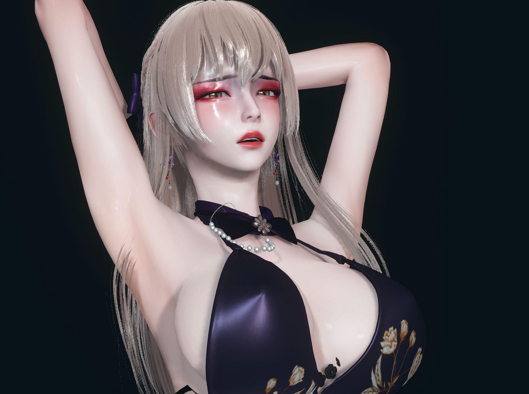 少女前线 闪电姐 紫雨心