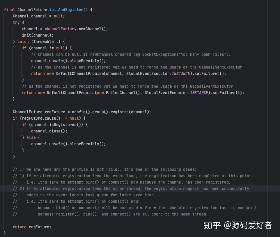 netty源码解析（三十四）---Netty启动2 让事件循环执行register - 知乎