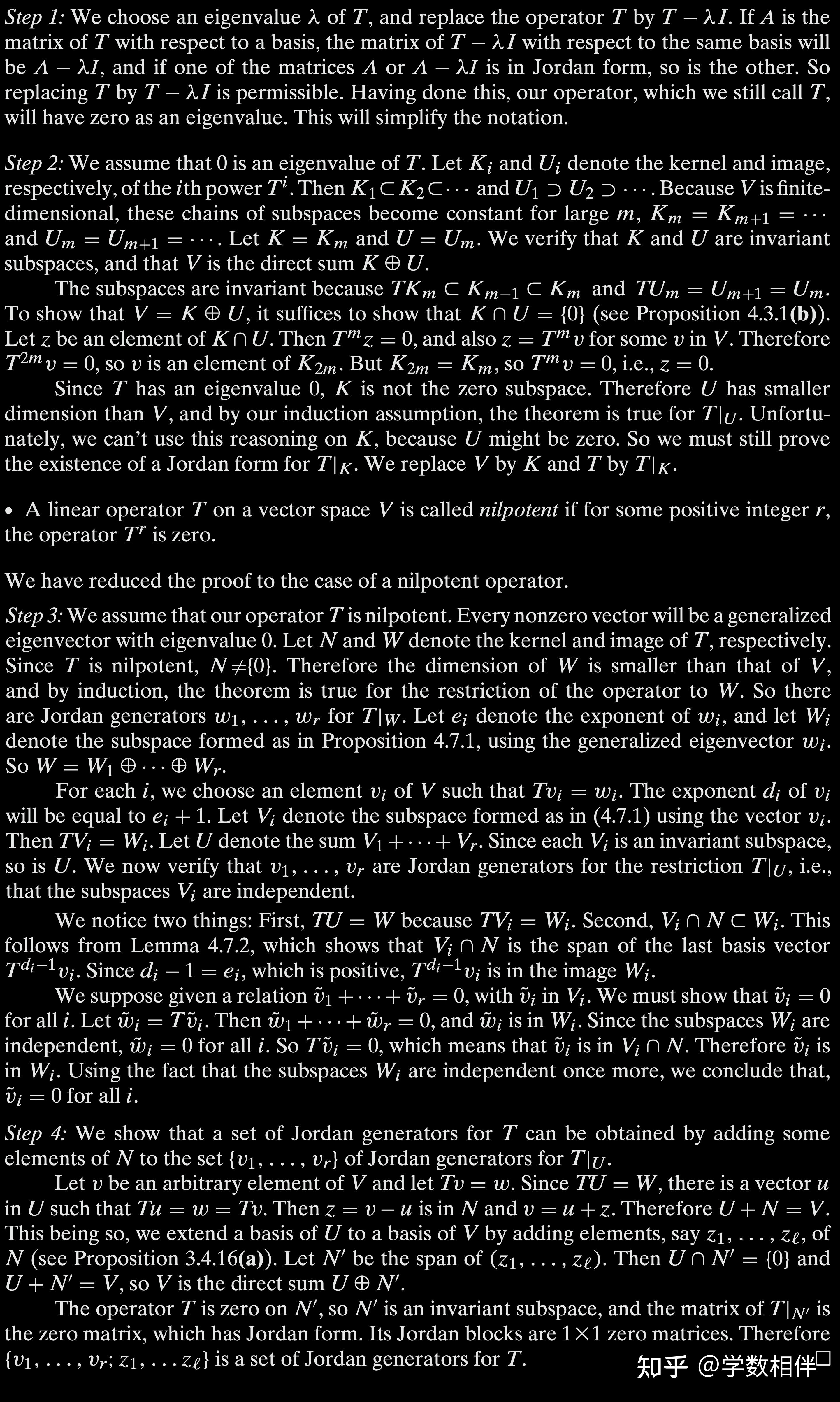 4. 线性算子(Linear Operators) - Artin代数 - 知乎