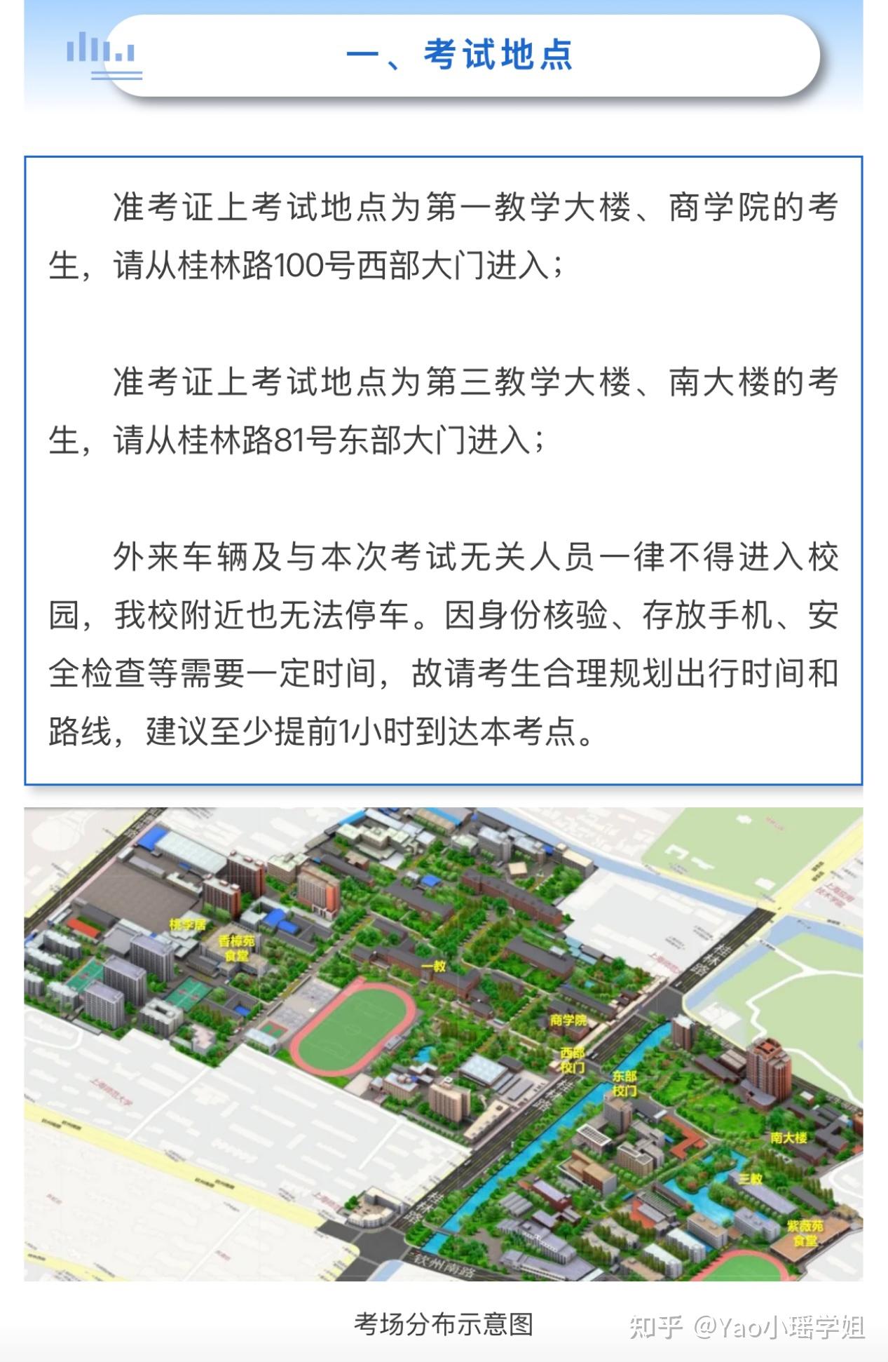 25上师大考研考场信息🌸 - 知乎