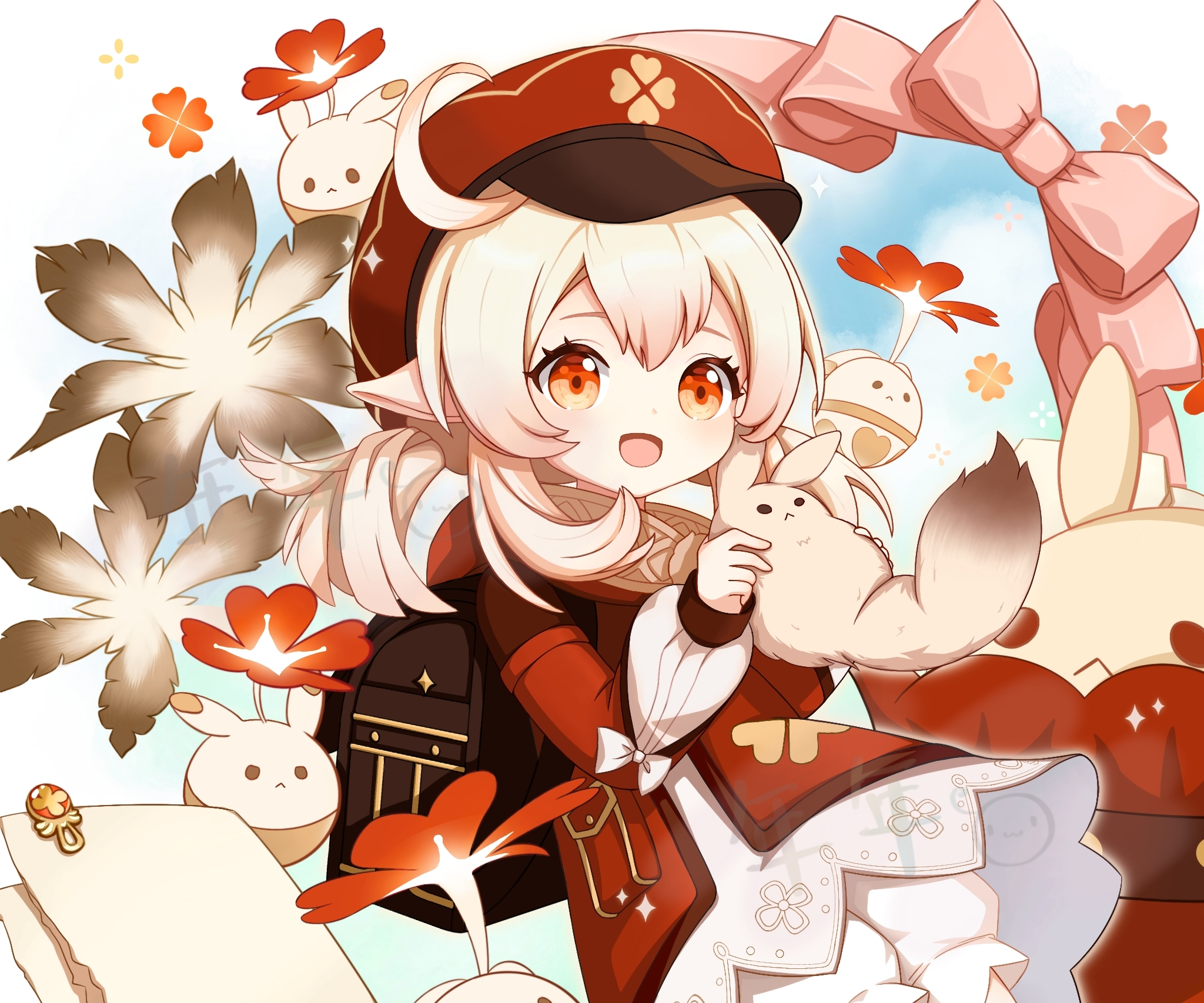 大家有没有原神可莉高清电脑壁纸或者手机壁纸