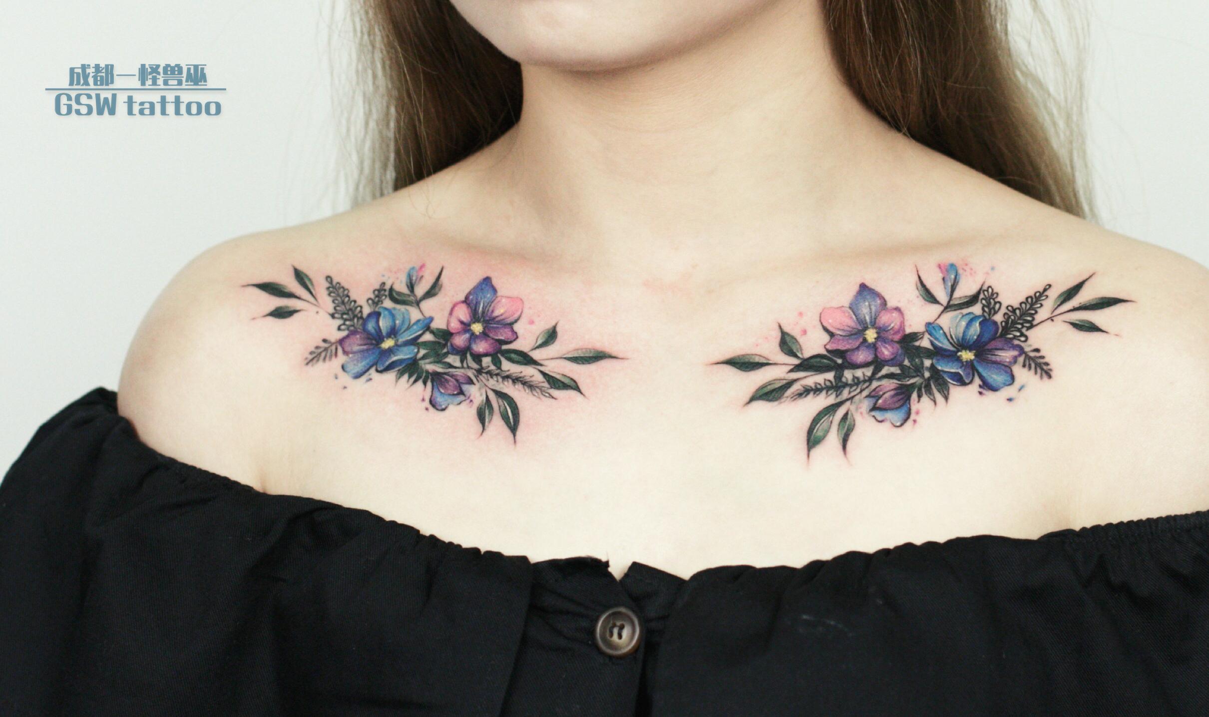 女生为什么喜欢在胸上纹身