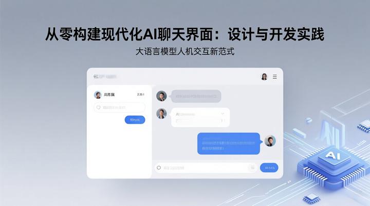 从零构建现代化AI聊天界面:设计与开发实践 - 知乎