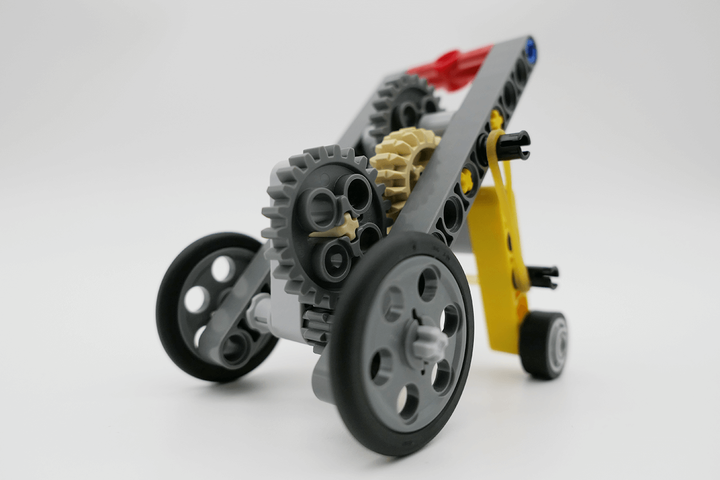 乐高moc|猴皮筋弹力小车教程