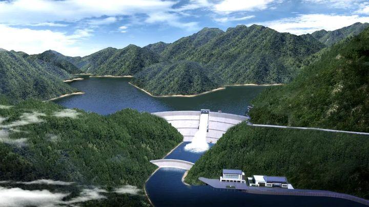全省首座双溪口水库惊艳亮相