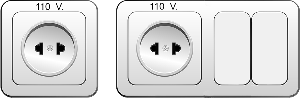 2. 三插头接线图示