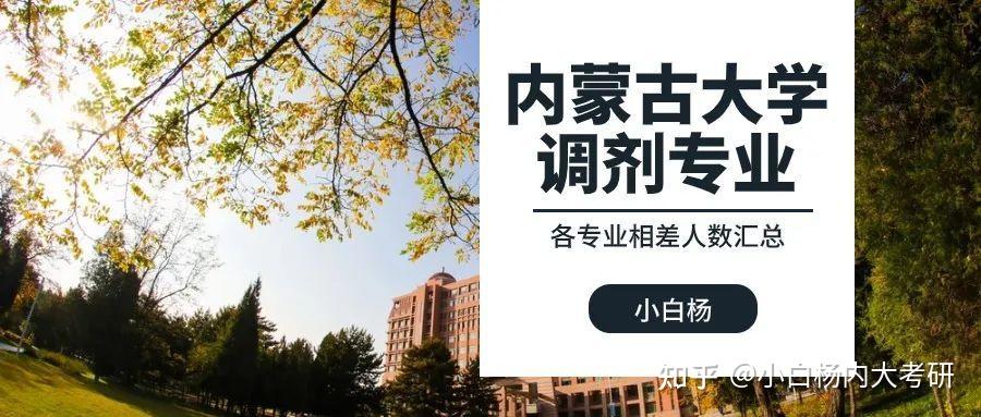 内蒙古大学2024年研考拟调剂专业说明 - 知乎