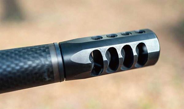 膛口制退器特写