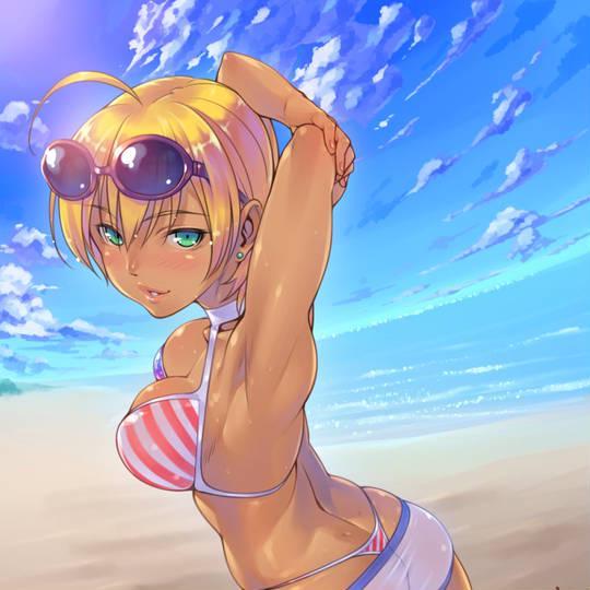 为什么二次元褐色肌会有种谜之工口气息