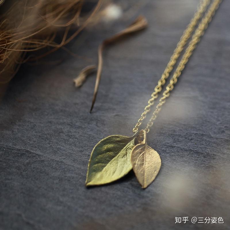 michaelmichaud罗勒叶锁骨项链小众设计