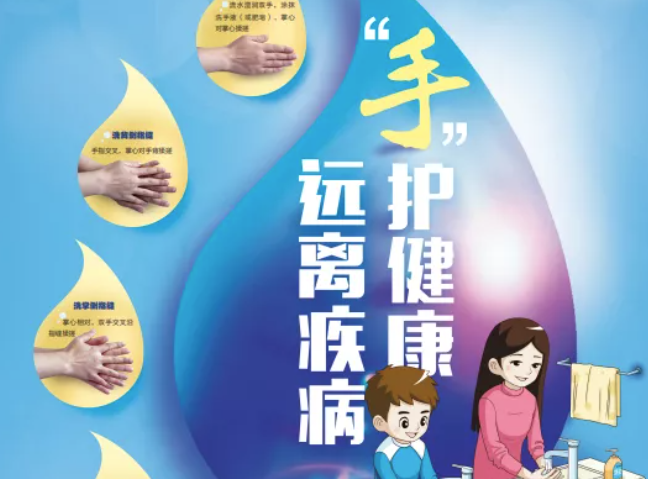 手护健康快来学习七步洗手法