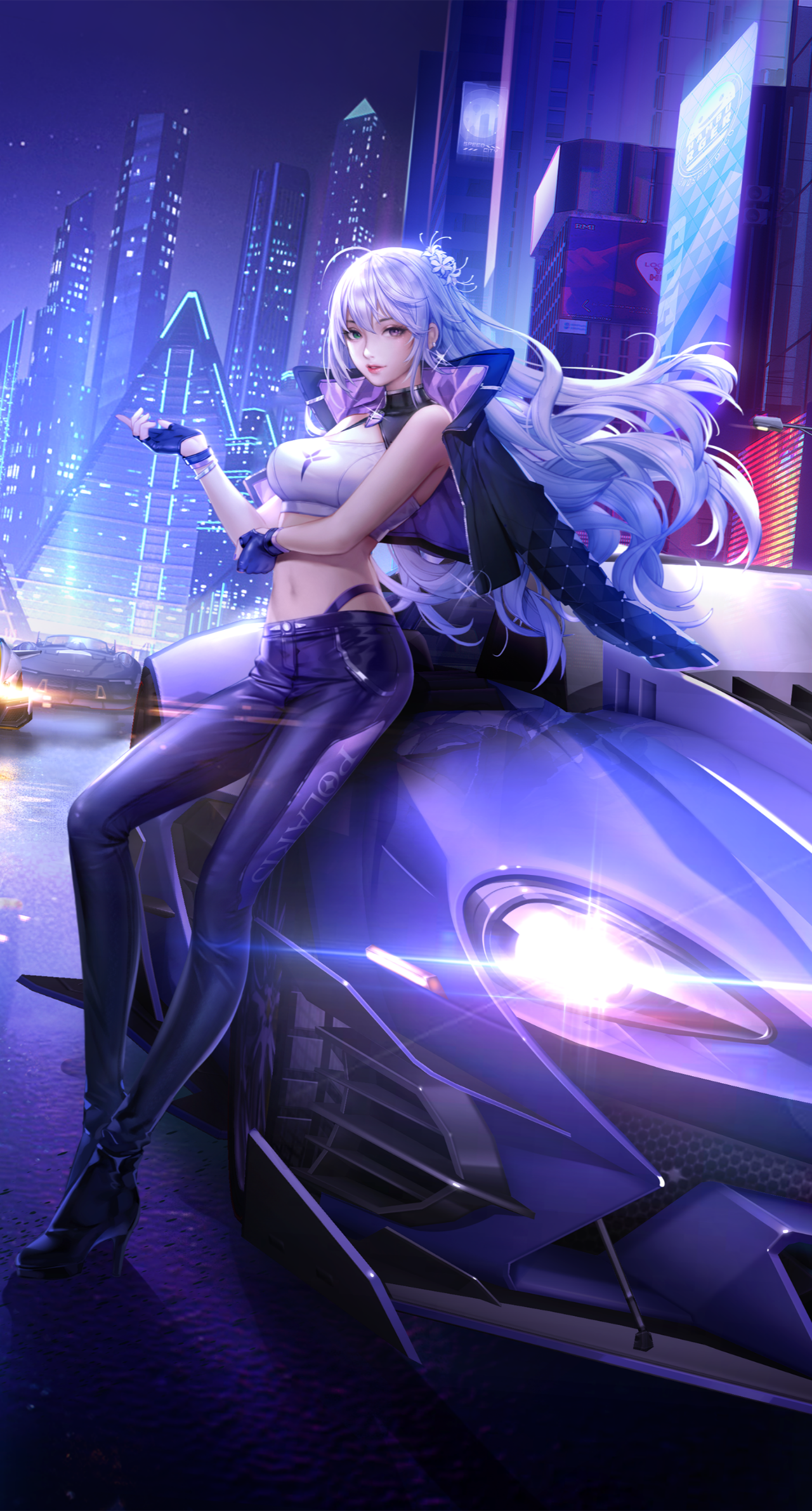 有没有qq飞车手游镜的壁纸? - 知乎