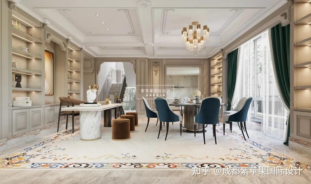 487m²法式别墅 | 极致优雅，让人一见倾心 - 知乎
