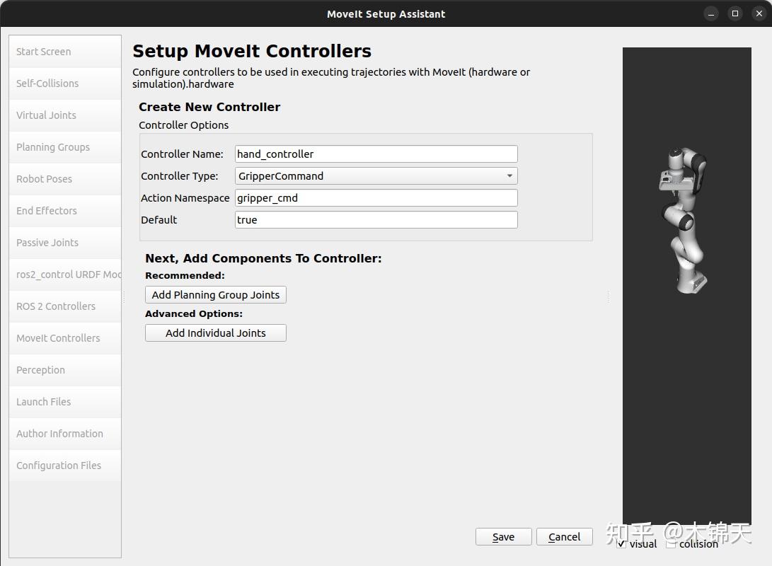 【ROS2 & MoveIt2】MoveIt 2 Examples - MoveIt Setup Assistant - 知乎
