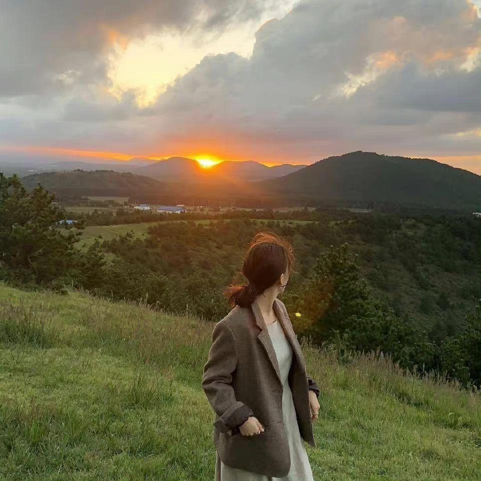 有没有好看的日落女生头像啊? - 知乎