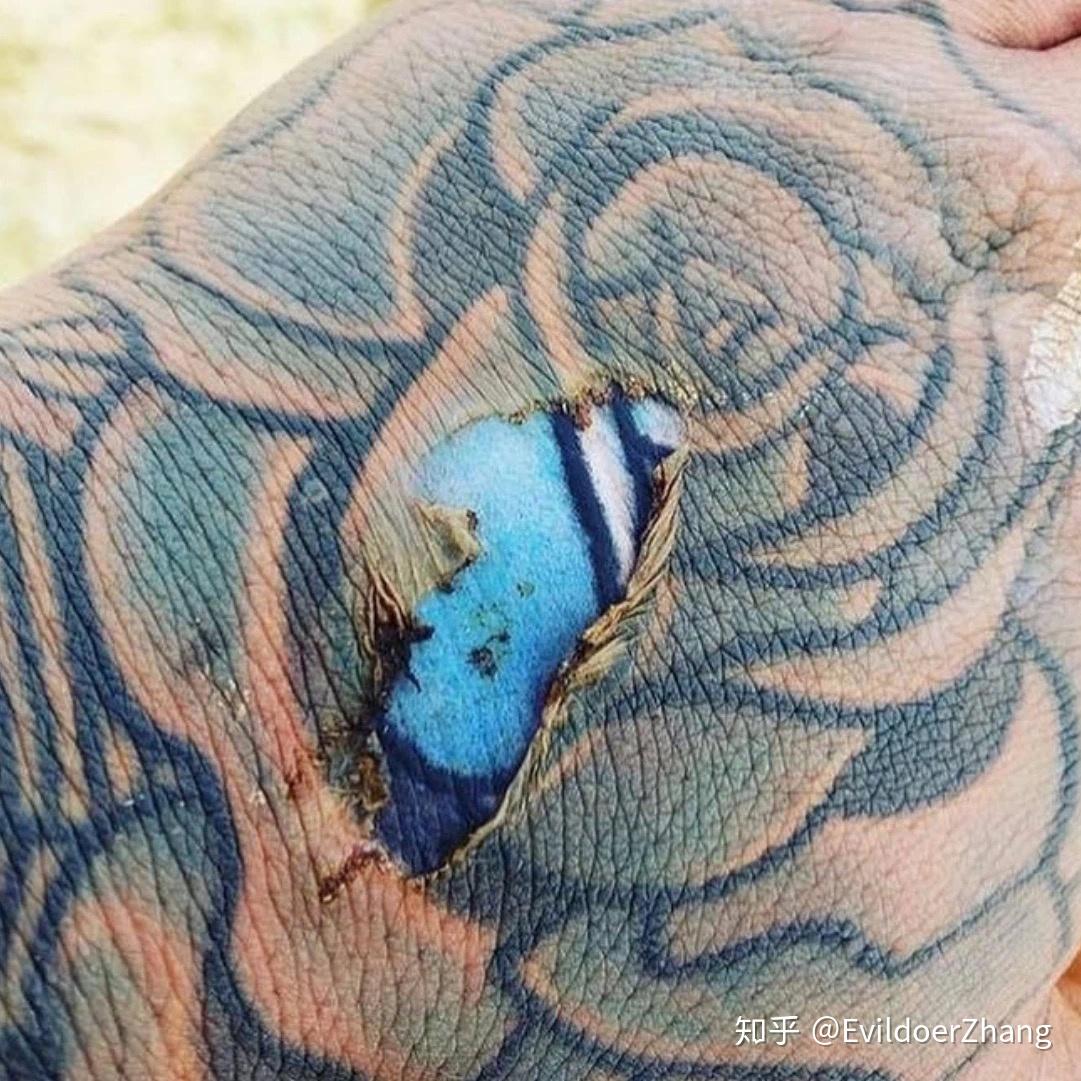 纹身后过了好多年图案会晕开吗