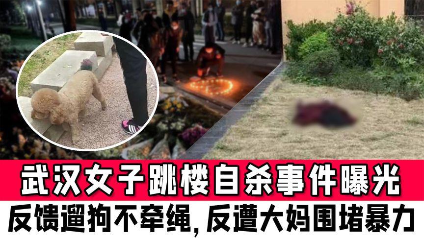 武汉女子跳楼自杀事件曝光反馈遛狗不牵绳反遭大妈围堵暴打