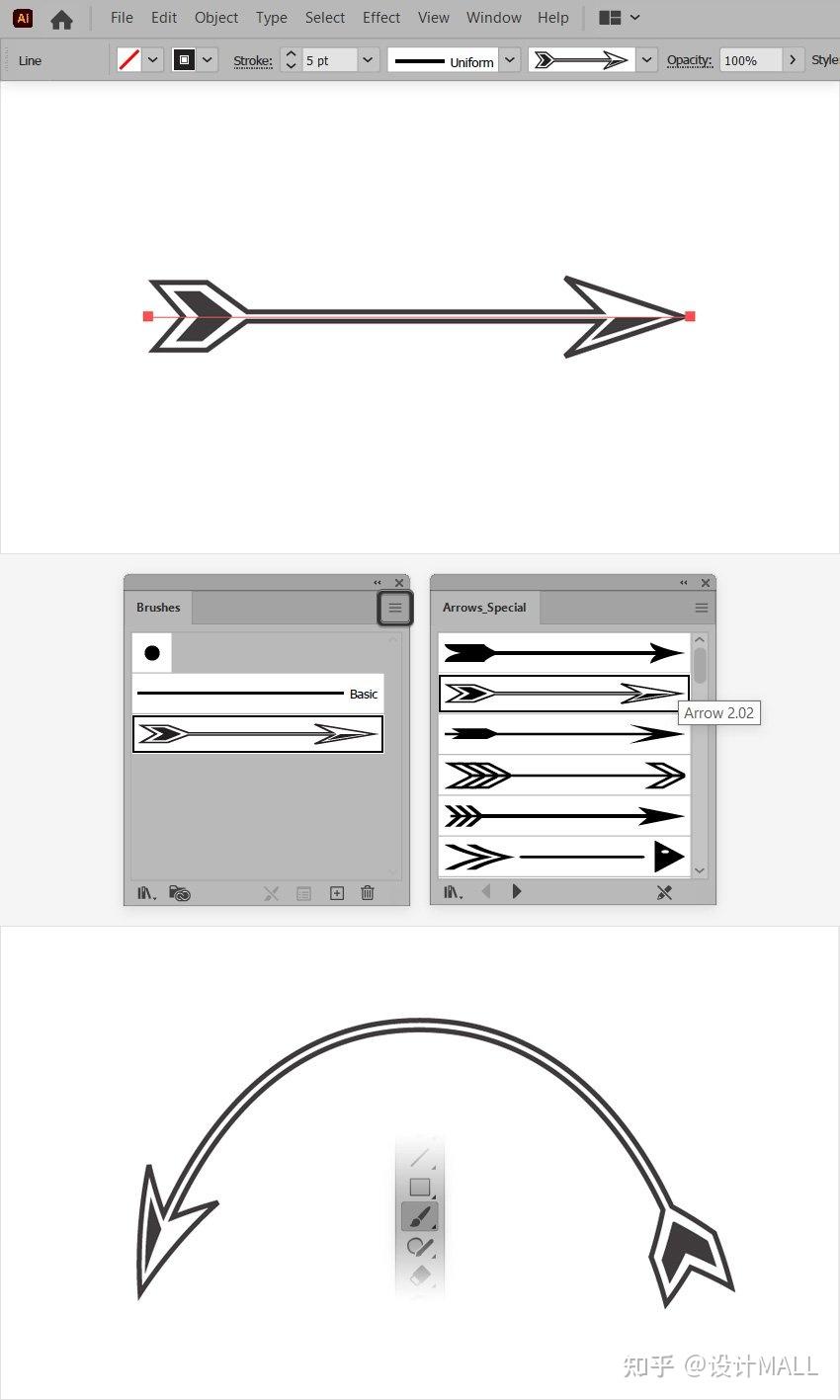 如何在Illustrator 中制作箭头- 知乎