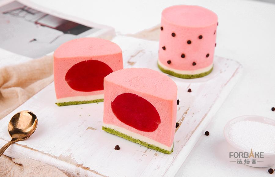 清凉解暑夏天没有西瓜怎么行西瓜慕斯不要烤箱就能做
