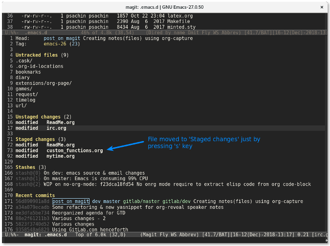 如何在 Emacs 中使用 Magit 管理 Git 项目 - 知乎