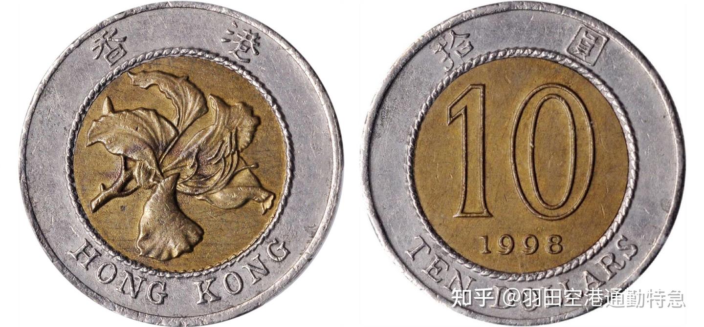 關於1998年港幣拾圓硬幣- 知乎