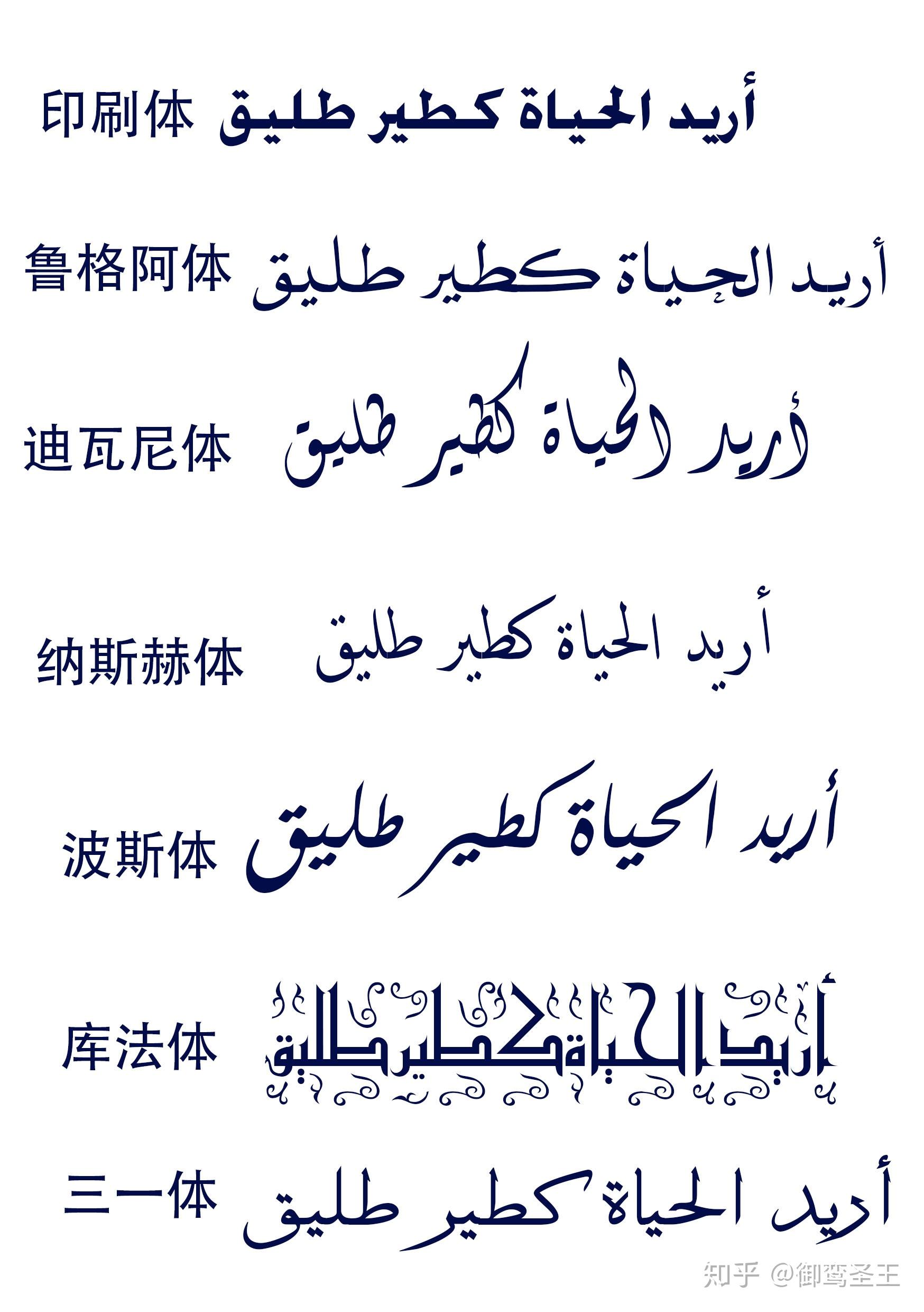 阿拉伯文书法图片