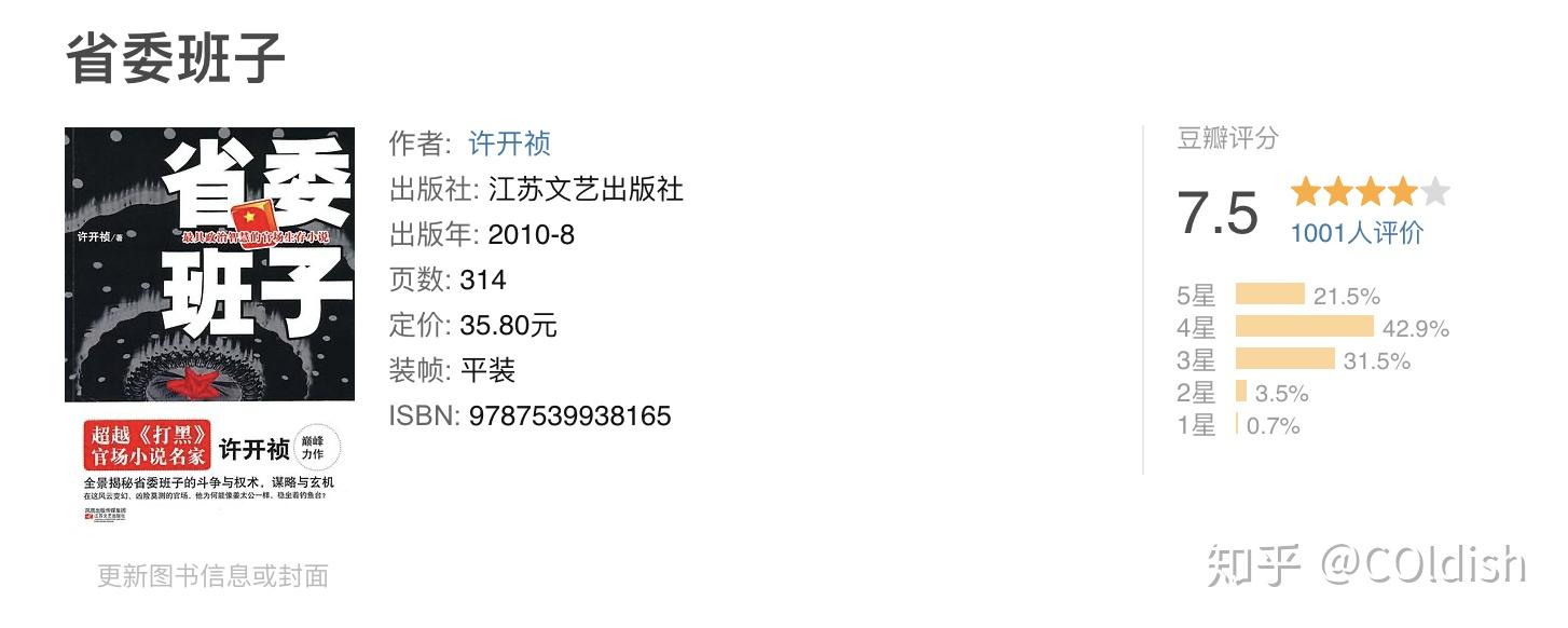 有哪些值得一看的官场小说? - 知乎