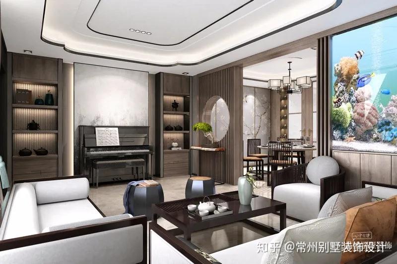常州品清别墅装饰|新中式风格案例赏析 - 知乎