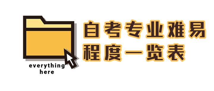 你想知道的自考专业难易程度一览表~ - 知乎