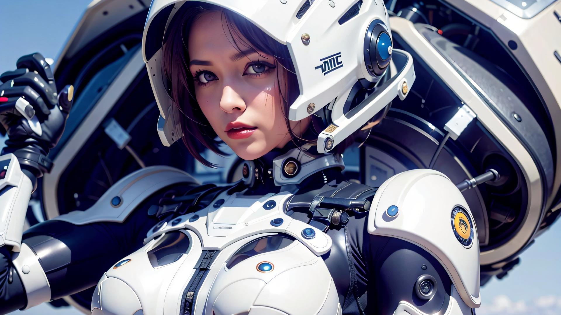 ai高清4k高达机甲,炫酷机械少女电脑手机壁纸分享