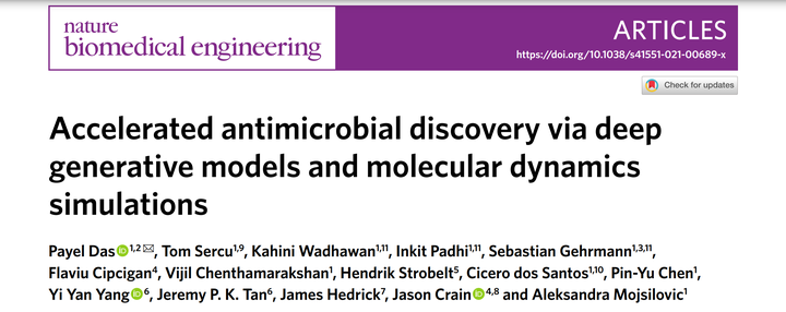 Accelerated antimicrobial discovery via deep generative models and ...