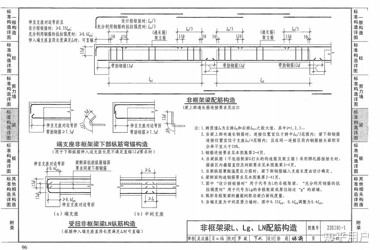 梁上部钢筋在剪力墙里锚固,不够直锚固,是这样搭接在支座外面,还是弯