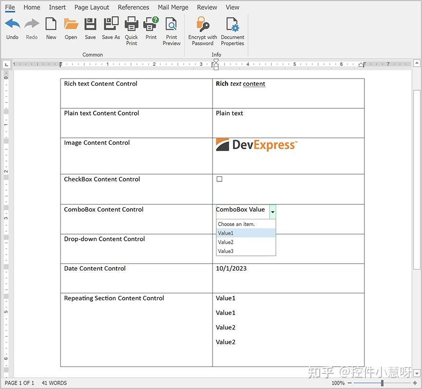 界面组件DevExpress WinForms v23.2 - 功能区、富文本编辑器功能升级 - 知乎