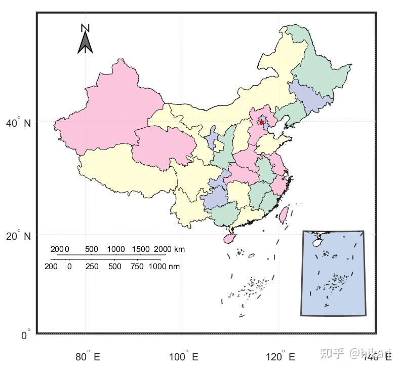 MATLAB | 中国地图绘制 - 知乎