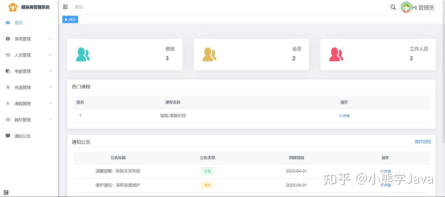 基于Spring Boot+ Vue的健身房管理系统 - 知乎